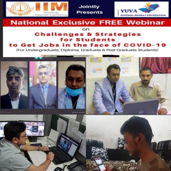 National Webinar on Challenges and Strategies for students to Get Jobs in thface of COVID 19