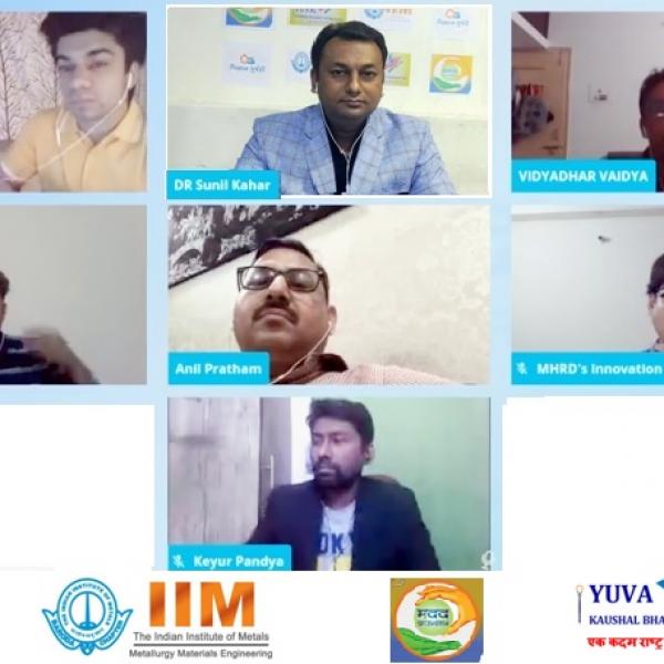 National Webinar : -Startup Talk Start अब :   एक  कदम  आत्मनिर्भयताकी  ओर